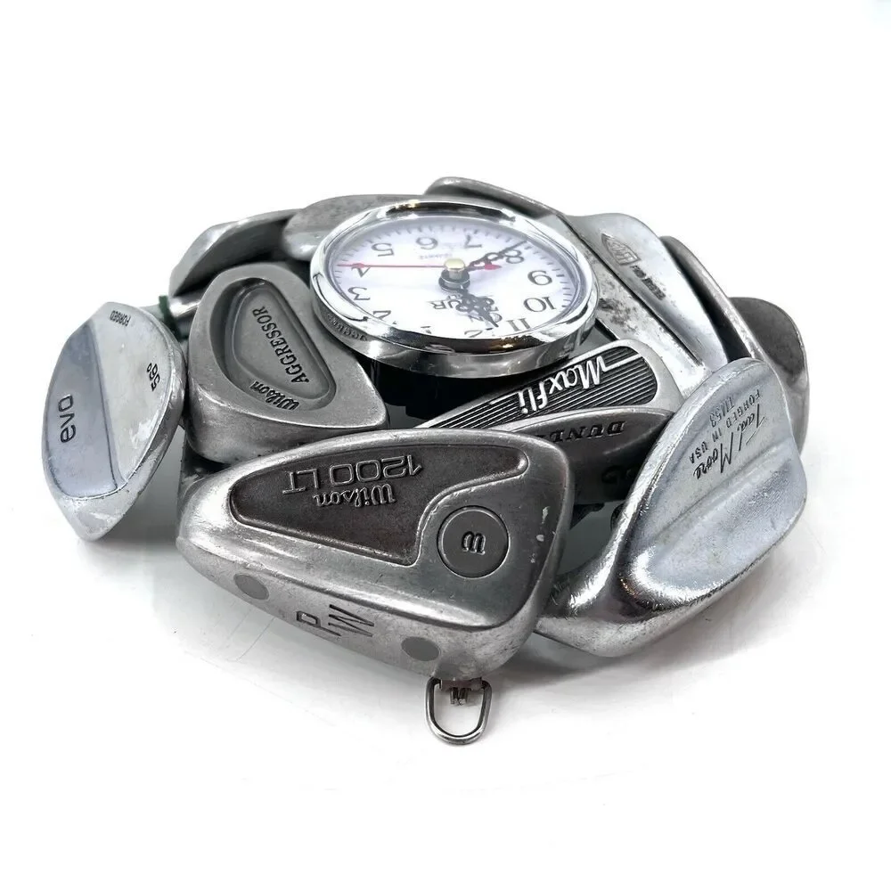VTG On Tour Golf Club Golfer Golfing Maxfli Wilson Iron Wall Clock
